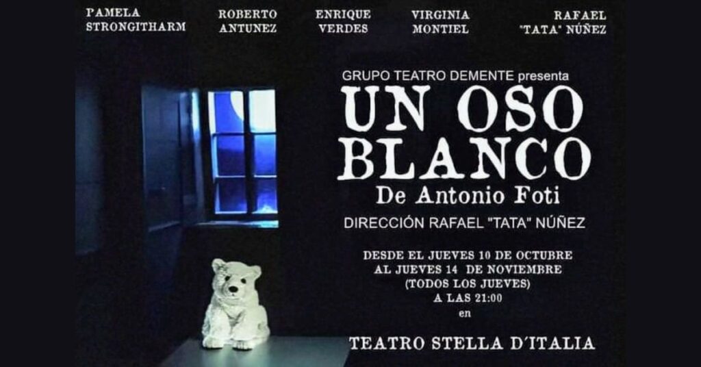 un oso blanco